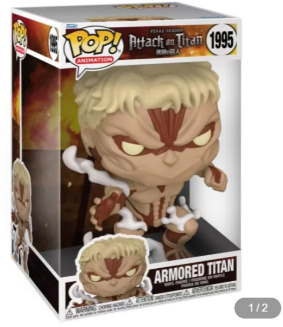 Funko POP! 進擊的巨人 鎧甲巨人, 1個, 兵長