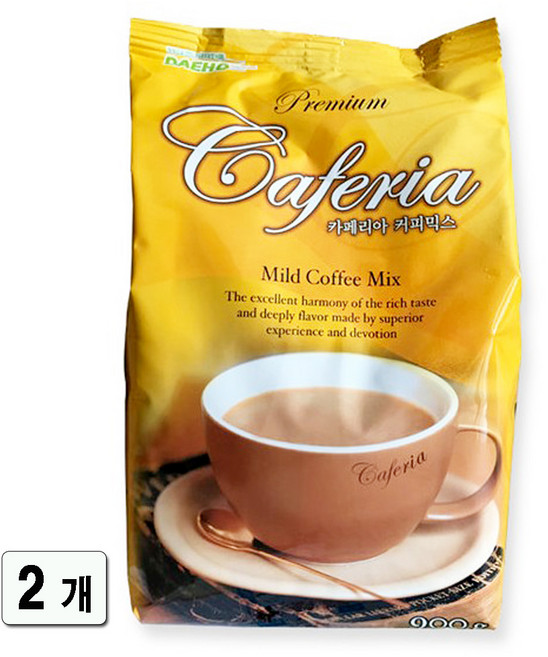 대호식품 카페리아 커피믹스, 1개입, 900g, 2개
