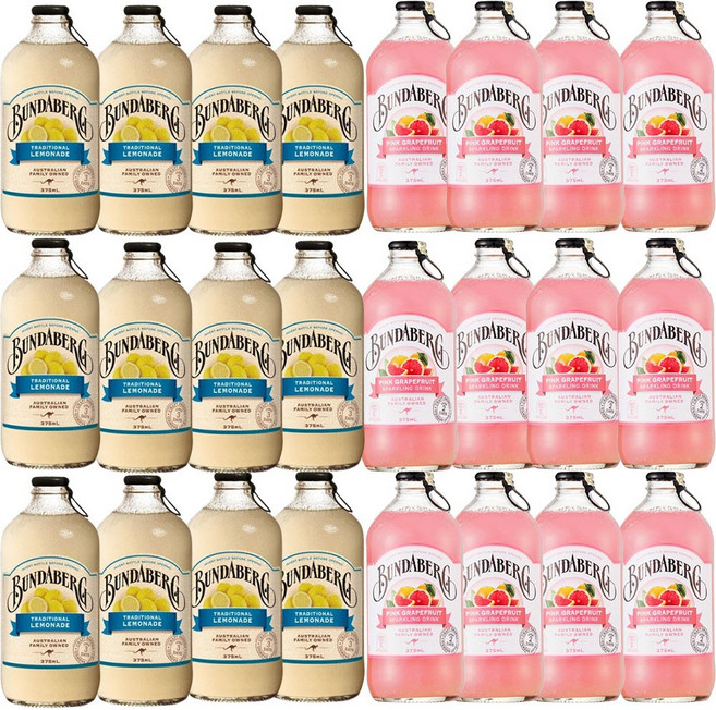 분다버그 핑크자몽 12병 + 레몬에이드 12병, 24개, 375ml