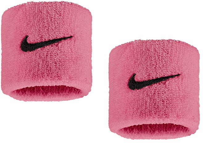나이키 스우시 클래식 손목밴드, 피오니핑크, 2개
