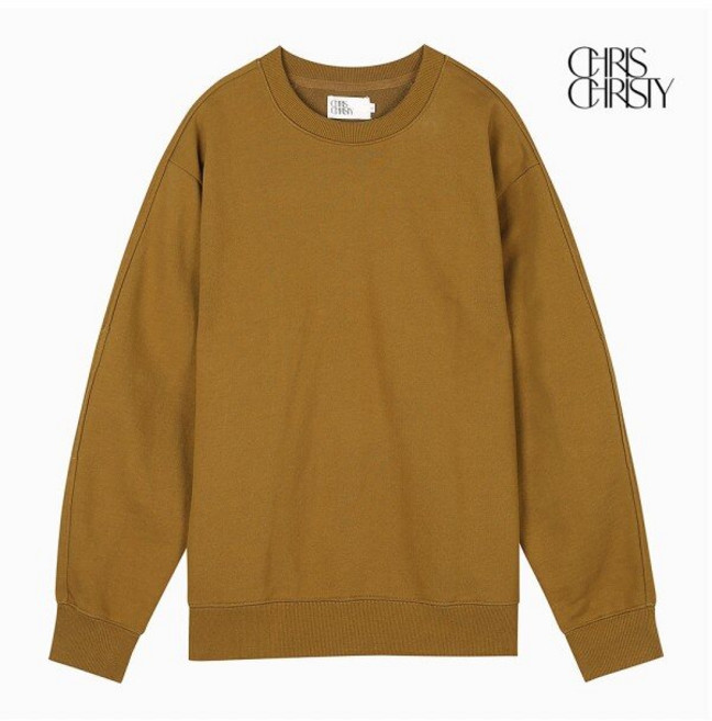 크리스크리스티 크리스크리스티 소매 입체 절개 맨투맨 티셔츠_LIGHT KHAKI / KKMALWFDP01