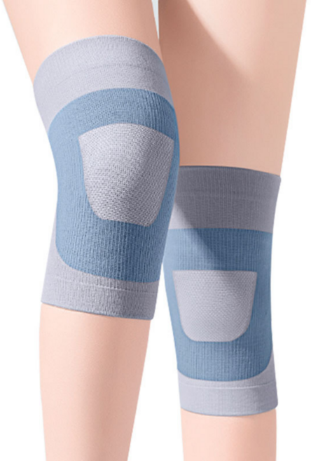 캐시웨이 얇은 무릎 보호대, 그레이, 1세트
