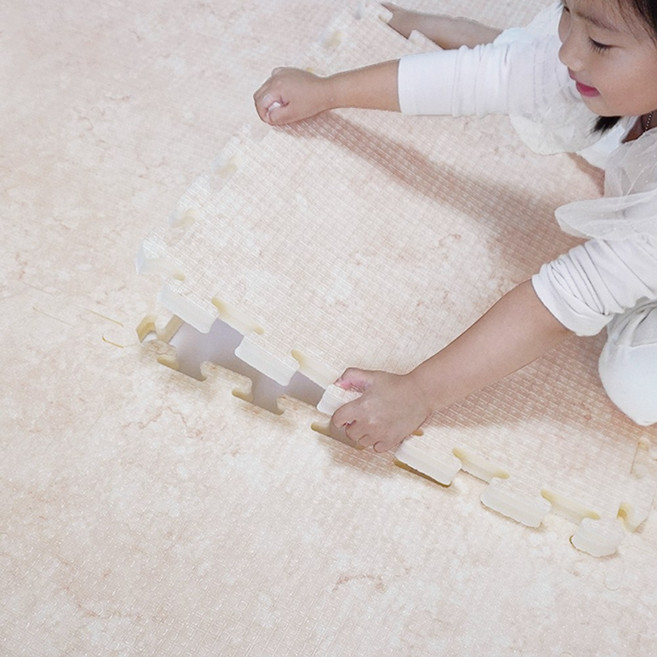 우오우 두께 3cm 층간소음방지 PE퍼즐매트, 피치마블, 1세트