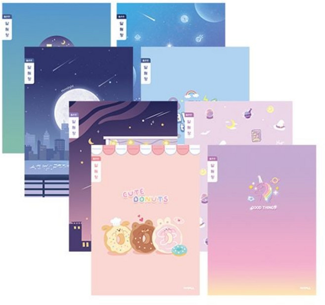 초등노트 3-6 알림장 좁은칸 20줄 (10권) dailyplus*06031979001EA, 남 랜덤