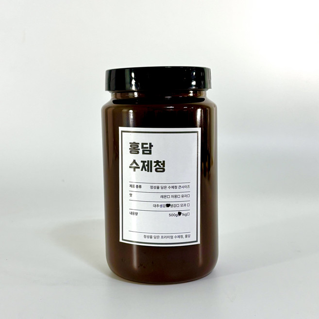 홍담 실속형 수제청 대추생강청, 1개, 1개입, 500g