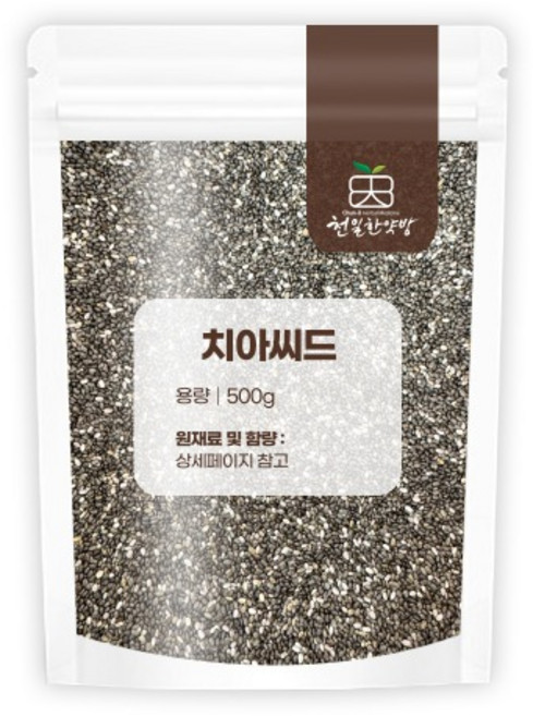 (파라과이산) 천일한약방 치아씨드 500g, 1개