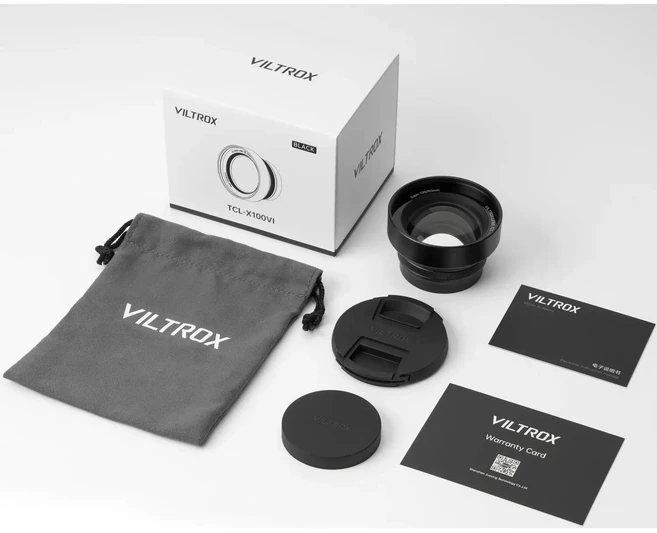 Viltrox X100VI 텔레포토 변환 렌즈 FUJIFILM 시리즈 후지필름 카메라 자동 인식, 03 TCL-X100VI-B