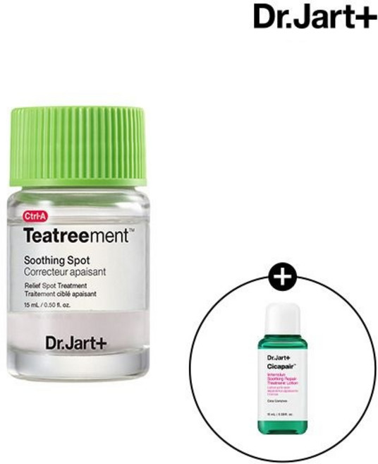 닥터자르트 컨트롤에이 티트리먼트 수딩 스팟 15ml +시카페어 트리트먼트 로션 15ml, 닥터자르트 컨트롤에이 티트리먼트 수딩 스팟 15ml +