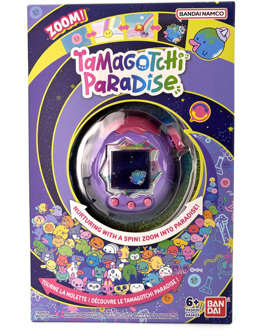 반다이 다마고치 파라다이스 한국어 지원 핑크랜드 블루워터 퍼플스카이, 1개