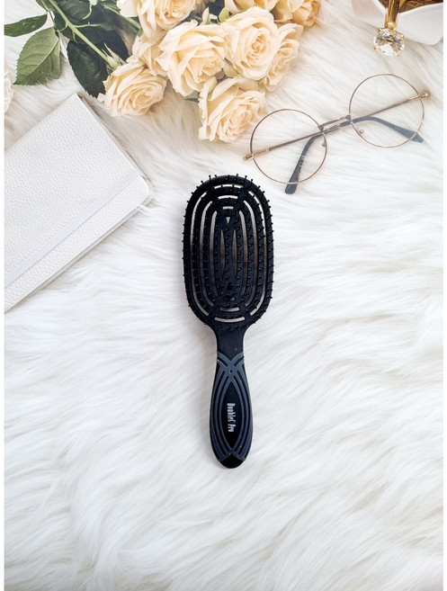 미용실용 뿌리볼륨 엉키지않는 브러쉬 드라이 헤어빗 뉴웨이 더블씨프로 [USA] -블랙