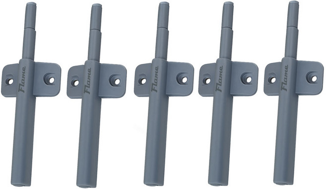 리폼플러스 조절 원터치 스무버 싱크대 수납장 문짝충격 완충기, 5개, 그레이