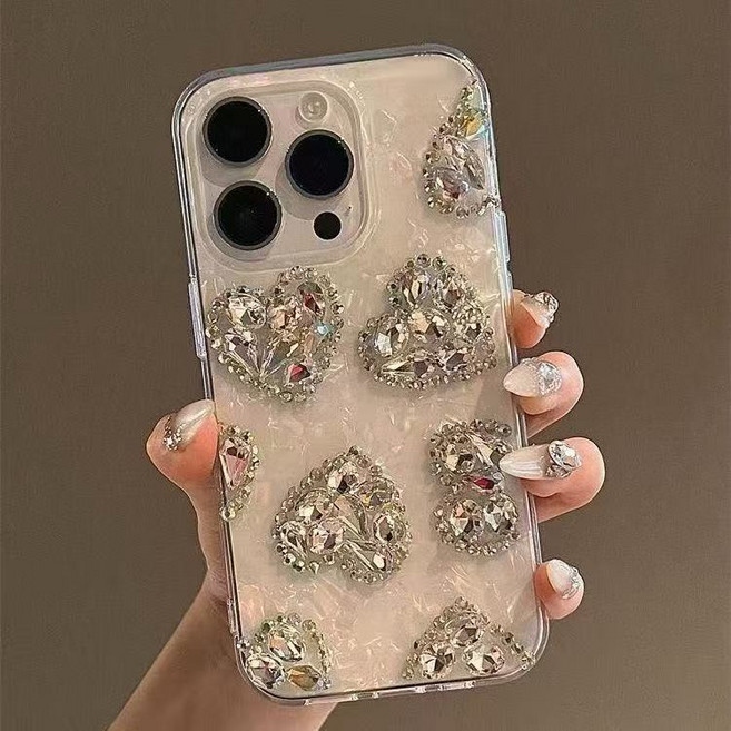 퍼플지니 큐빅 아이폰케이스