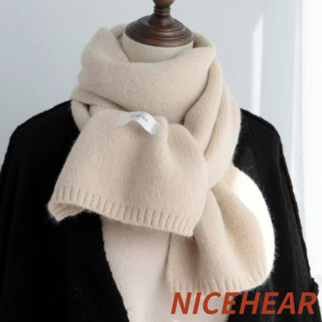 나이스히어 포근한 니트 목도리 머플러