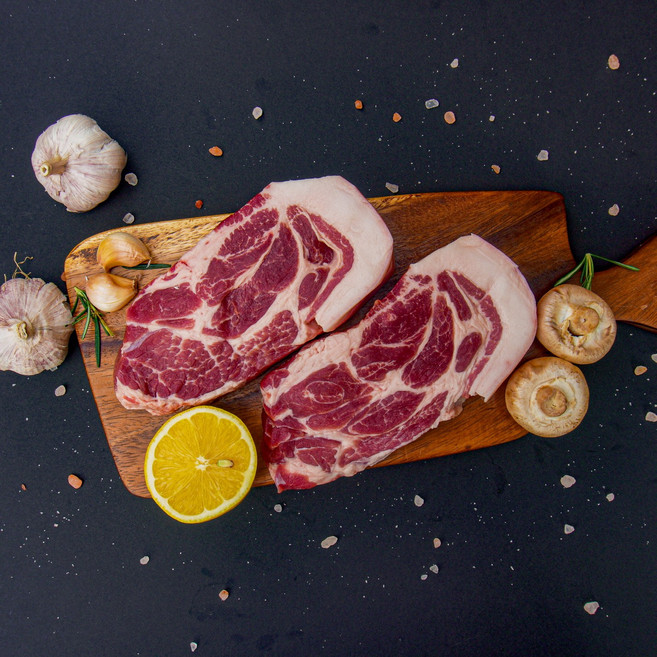 산지직송 지리산 다산버크셔 흑돼지 500g 오겹살 삼겹살 목살 항정살 가브리살 갈매기살 앞다리살, 30-40mm, 1개