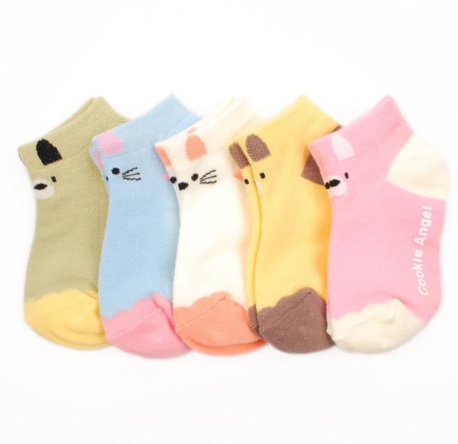 마미톡톡 고양이망커즈(5족) 유아동양말