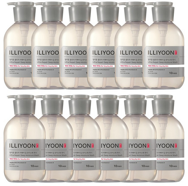 일리윤 울트라 리페어 딥 모이스춰 워시 500ml x12개, 12개