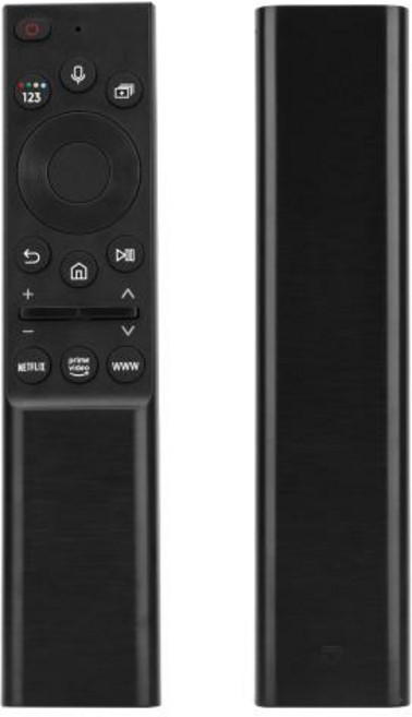 삼성 스마트 TV 용 교체 BN59-01363N 음성 원격 제어 슈트 UN50AU8000F UN55AU8000F UN55AU8200F UN60AU8000F UN65AU82, 1)Black