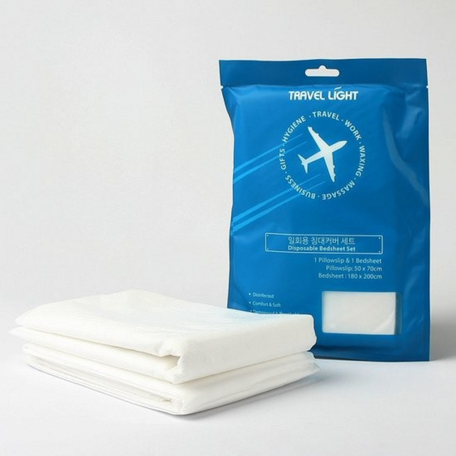 오늘출고!TL 일회용 침대커버와 베개커버 세트