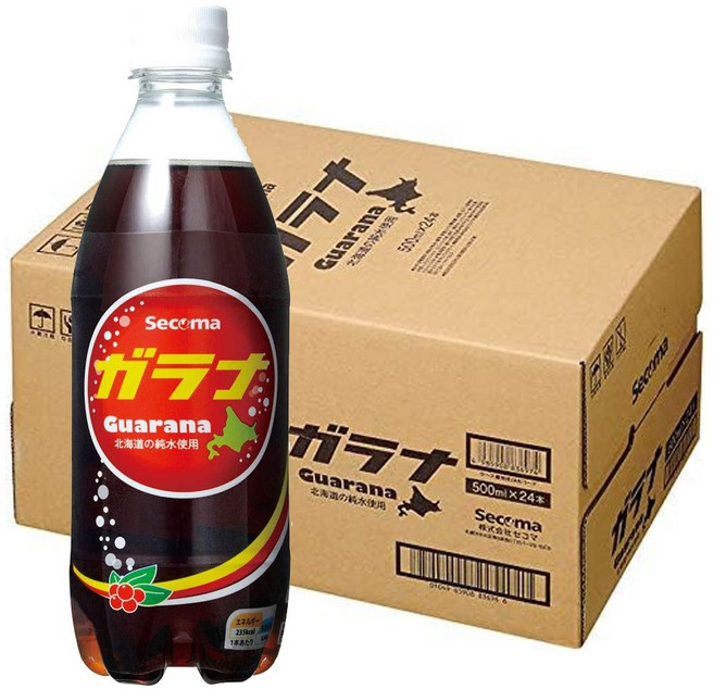 세이코마트 북해도 과라나 탄산음료, 24개, 500ml