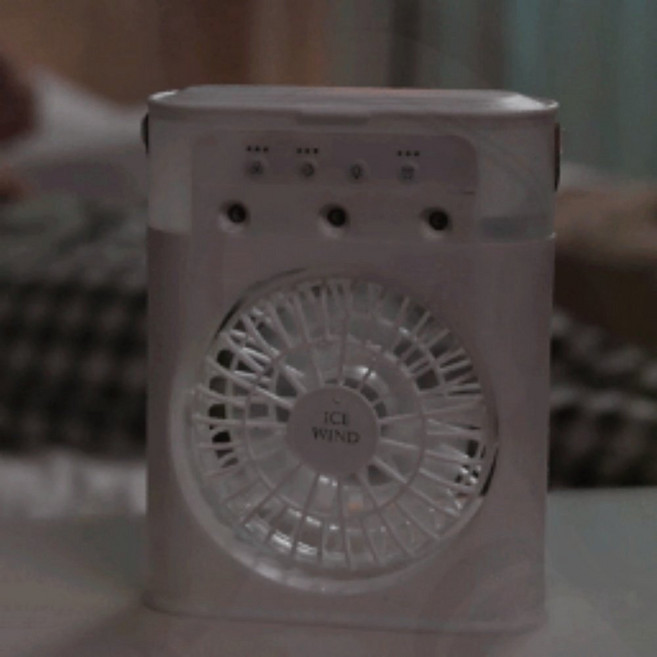 에어컨 여름 사무실 물안개 미스트선풍기 야외 냉풍기 무선, 상세페이지 참조, DSAM 화이트