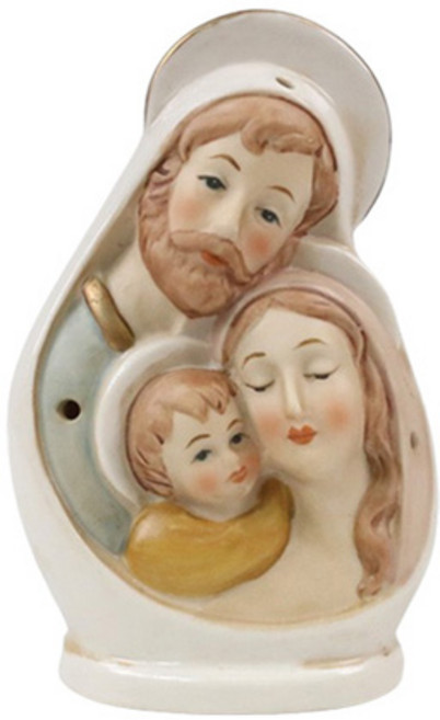 [가톨릭 성물방] LED 후광 도자기 성가정, 1개, 화이트