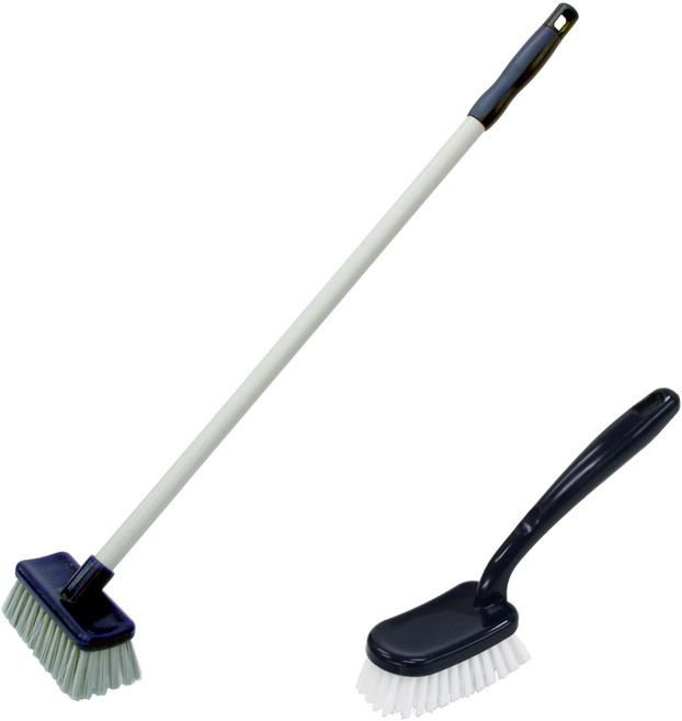 필굿리빙 욕실 청소솔 2종 세트, 혼합색상, 1세트