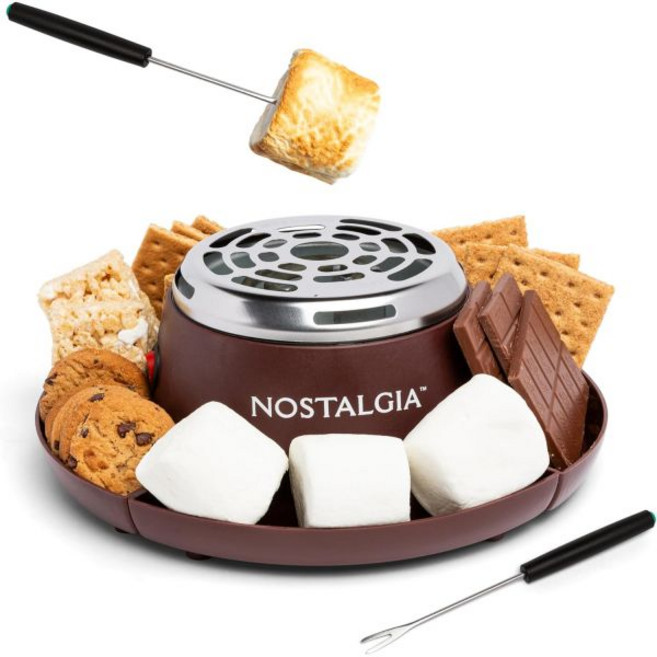 Nostalgia 마시멜로 화로 스모어 메이커 그릴 세트, MyMini S’mores Maker, 1개