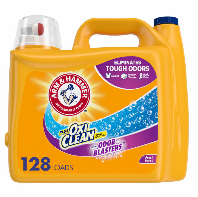[미국직배송] 대용량 암앤해머 옥시크린 오도르 블래스터 6.62 리터 Arm Hammer Plus OxiClean Odor Blasters Liquid Laundry 6.62L, 1개, 4.92L
