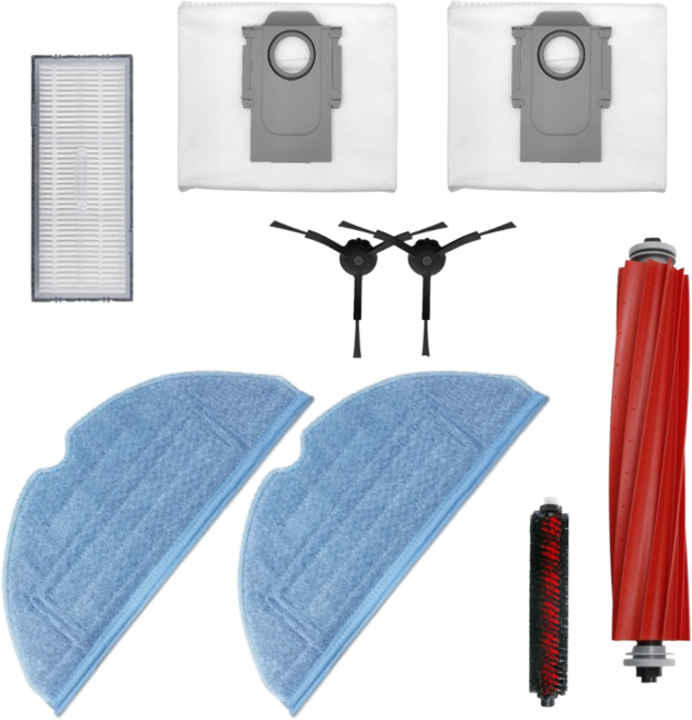 비브랜드 로보락 s7 max ultra 울트라 로봇청소기 물걸레 더스트백 필터 브러쉬 호환 간편 부품, 1세트, 소모품