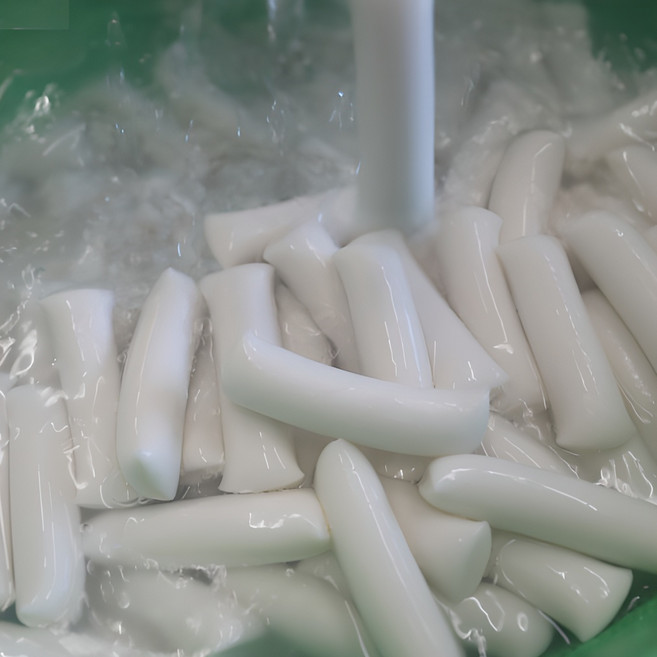 국내산 100% 햅쌀 가래떡 백미 떡볶이떡 구워먹는 가래떡 아침식사 대용 쌀떡, 10개