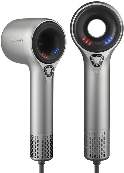 클리비오 광속 헤어드라이기 추천 전문가용 프리미엄 헤어드라이어 - 2color, 라이트 실버