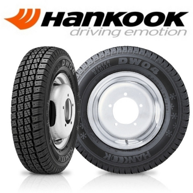 한국타이어 윈터 래디얼 DW04 50012 8PR / 500 12 8P 포터2/봉고3 스노우타이어 남양주 포천 내촌 의정부 양주, 1개