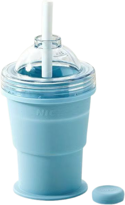 Ait 접이식 아이스볼 트레이 아이스 컵, 1개, 스카이 블루