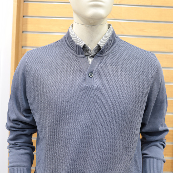 인디안 남성 이중에리 니트티 MIE BP6SC401