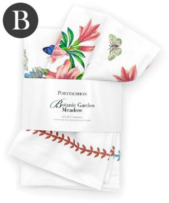 포트메리온 포트메리온 보타닉가든 메도우 면냅킨 2종 세트, 면냅킨 B형, 1개