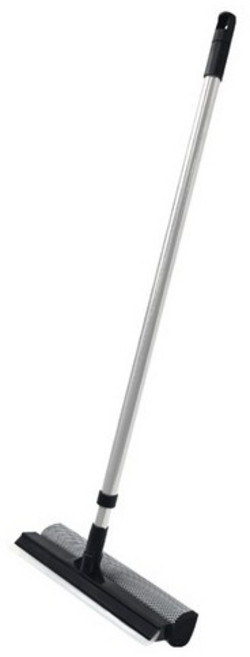 월드크린 스텐 2단 스퀴지 유리닦이 대형, 1개, 블랙