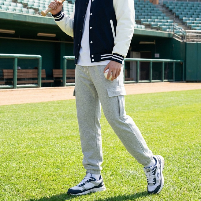 김영주골프 카고 면 스판 조거 팬츠 밴딩 트레이닝 건빵 츄리닝 바지 288