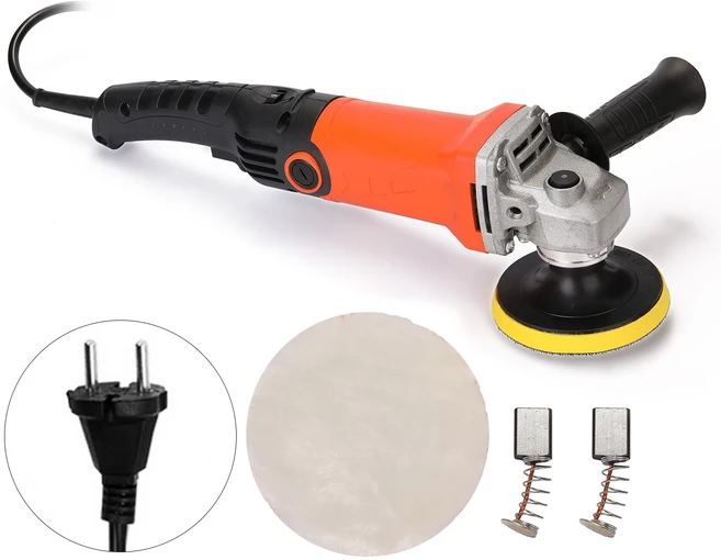 자동차 광택기 속도 조절 가능 전기 왁싱 기계 가구 연마 도구 1200W 220V, as picture, 1개