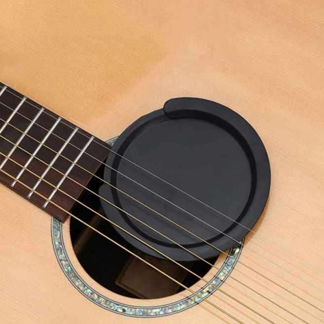 통기타 소리줄임 홀커버 약음기 울림방지 통캡 덮개 jwt+0799Hd, 대형