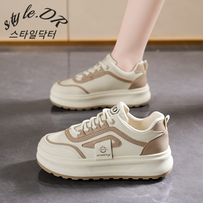 스타일닥터 트렌디 여성 발편한 키높이 스니커즈 캐주얼화