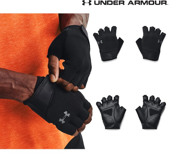언더아머 UNDERARMOUR 남성 UA 트레이닝 글러브 헬스 장갑 1369826-001 473427, XL(105), 1개