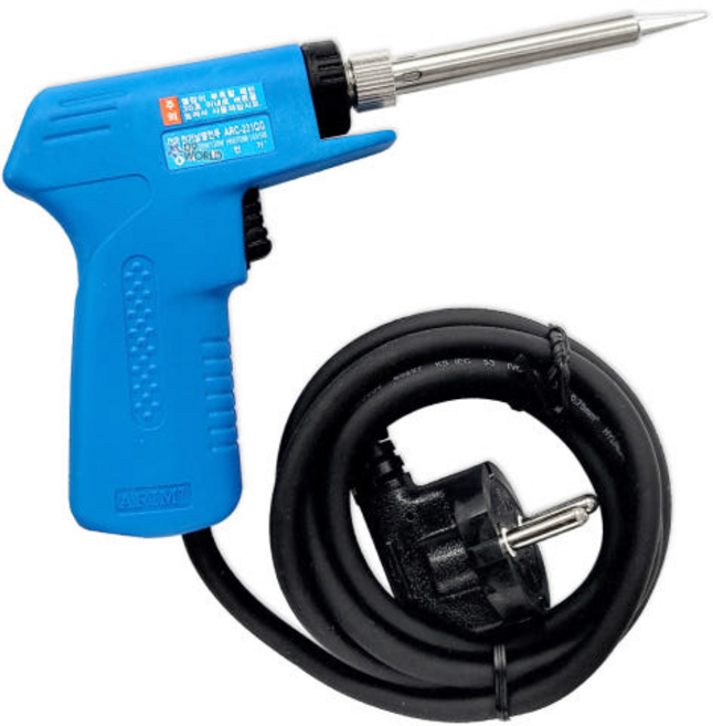 국산 아림전기 전기 인두기 권총형 ARC-231QG 납 땜납 인두 납땜 숄더페스트