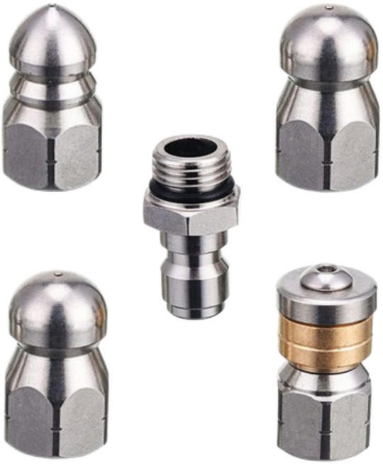 케이엘 하수구 배관 청소 고압 세척 노즐 세트