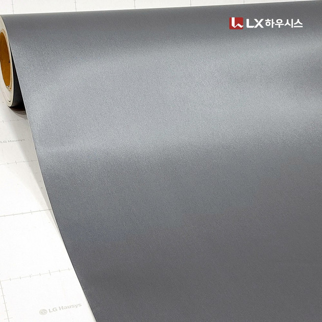 LX하우시스 방염 포인트 가구 메탈 인테리어필름 6종, 다크실버 RP50