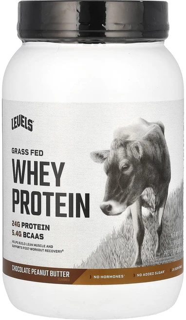 새해 건강을 선물하세요 Levels 목초 사육 유청 단백질 분말 초콜릿 땅콩버터 907g(2lb) 특별관리진행, Levels목초사육유청단백질분말초콜릿땅콩버터907g2l, 907g, 1개 - 쿠팡