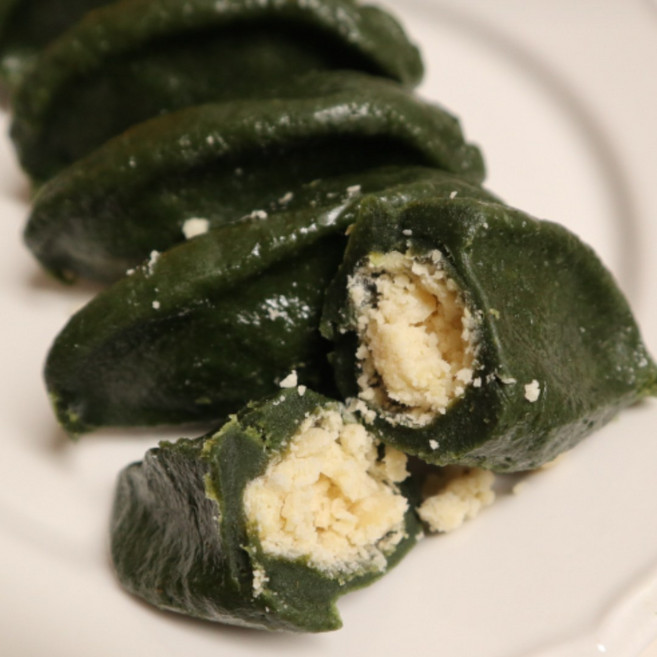 [대용량] 영광 생 모시송편 동부가루 모시떡 모싯잎송편 동부기피, 60개, 20g