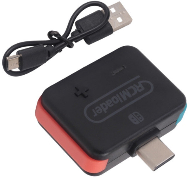 V5 RCM 로더+RCM Jig Clip 도구 USB 케이블이있는 Nintend Switch NS Console 내장 주입 프로그램., 검은색, 검은색