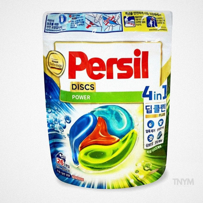 세탁캡슐세제 퍼실 파워 디스크 캡슐세제, 캡슐세제 리필26개입(파워), 1, 26