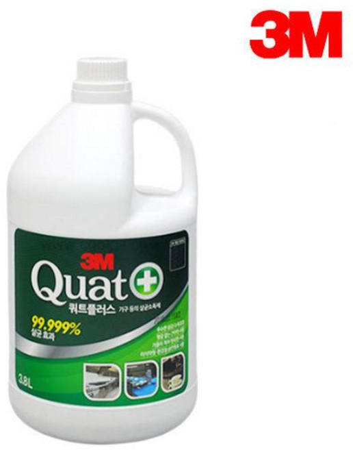 3M 쿼트플러스 세균제거 99.9% 살균소독제 (3.8L), 3.8L, 1개