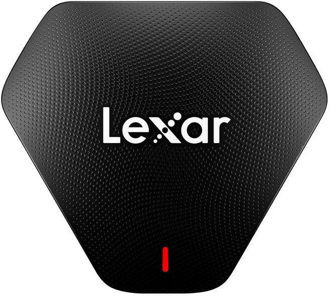 렉사 프로페셔널 멀티 카드 3-in-1 USB 3 1 리더 SD 마이크로SD 및 CF 카드 지원 LRW500URBNA, CF/MicroSD/SD Readers, 10 MicroSD / SD DualSlot USBC